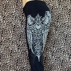 y2k gothic lowrise leggings